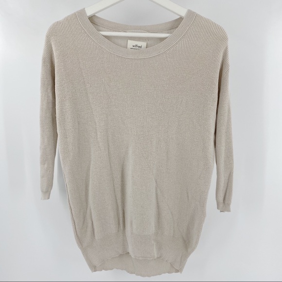 Aritzia Wilfred Balzac sweater cashmere blend